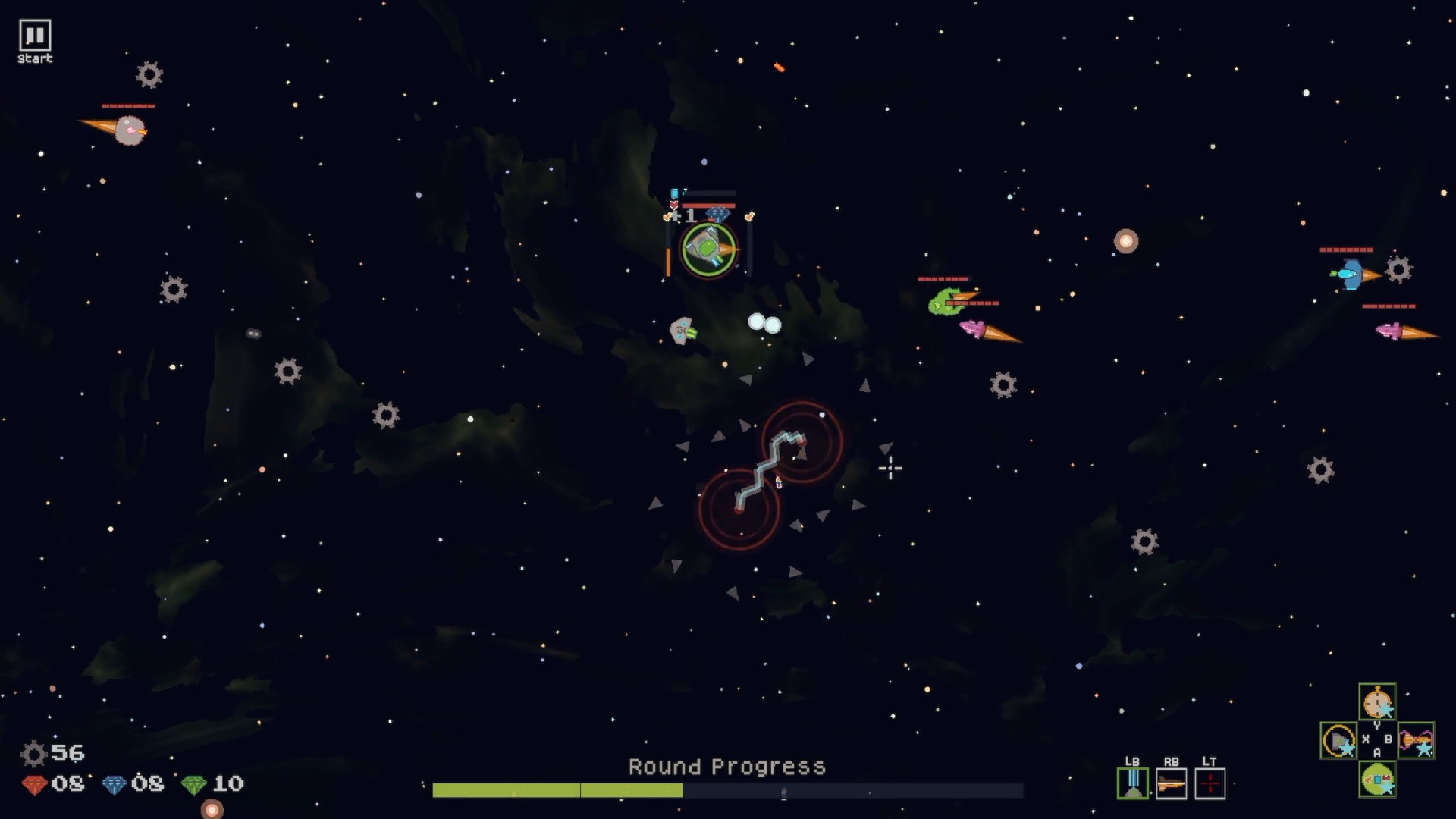 LaserWaves Gem Shock ability in combat